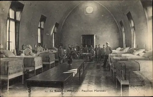 Ak Le Mans Sarthe, Hopital, Pavillon Marceau