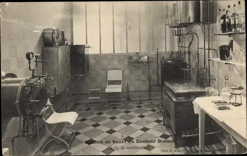 Ak Paris VII, Maison de Santé du Docteur Bonnet, Salle de sterilisation