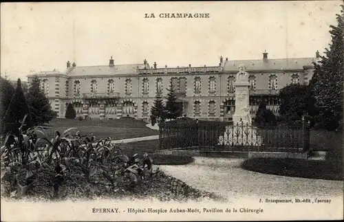Ak Epernay Marne, Hopital-Hospice Auban Moet, Pavillon de la Chirurgie