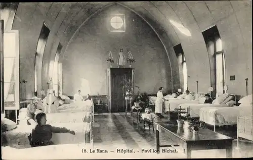 Ak Le Mans Sarthe, Hopital, Pavillon Bichat
