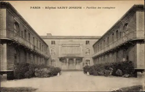 Ak Paris XIV Observatoire, Hopital Saint Joseph, Pavillon des contagieux