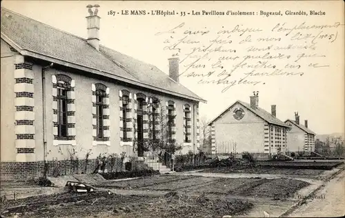 Ak Le Mans Sarthe, Hopital, les Pavillons d'isolement