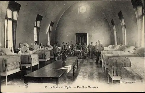 Ak Le Mans Sarthe, Hopital, Pavillon Marceau