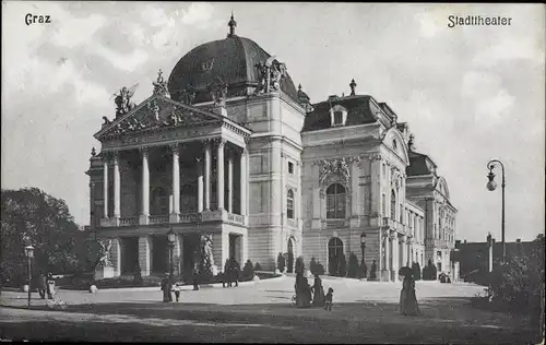 Ak Graz Steiermark, Stadttheater