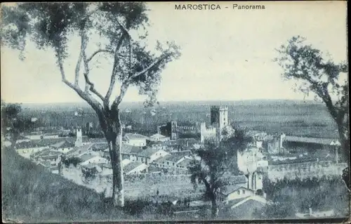 Ak Marostica Venetien, Panorama