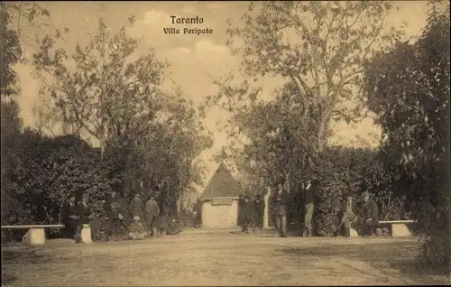 Ak Tarent Taranto Puglia, Villa Peripato