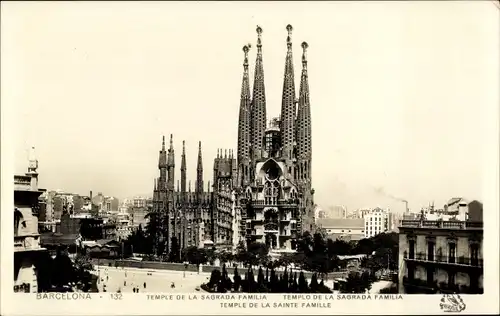 Ak Barcelona Katalonien Spanien, Temple de la Sainte Famille
