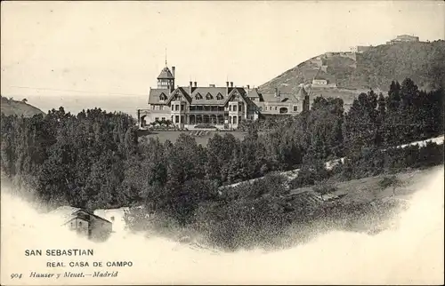 Ak Donostia San Sebastián Baskenland, Real Casa de Campo