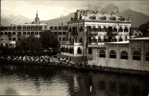 Foto Ak Zell am See in Salzburg, Stadtansicht