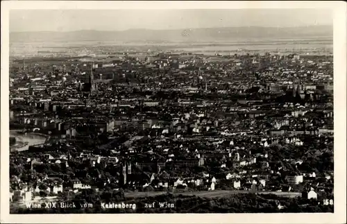 Ak Wien 19. Döbling, Blick vom Kahlenberg