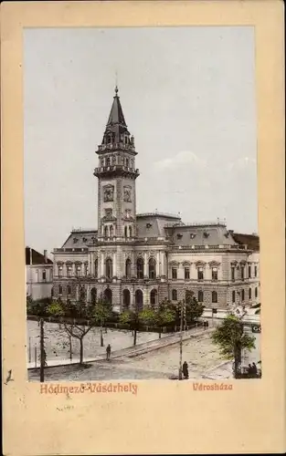 Ak Hódmezővásárhely Ungarn, Rathaus