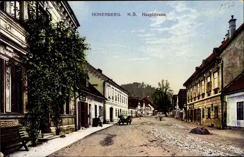 Ak Hohenberg in Niederösterreich, Hauptstraße