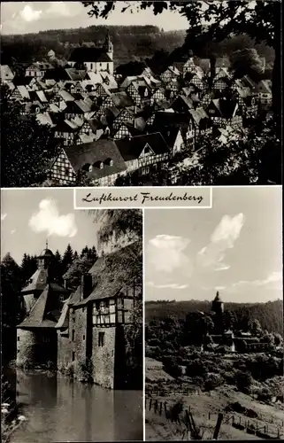 Ak Freudenberg im Siegerland, Gesamtansicht, Teilansicht