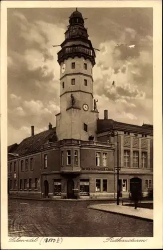 Ak Salzwedel in der Altmark, Rathausturm