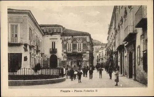 Ak Foggia Puglia, Piazza Federico II