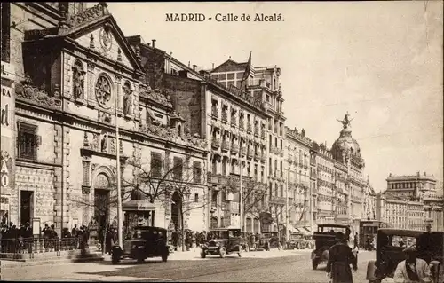 Ak Madrid Spanien, Calle de Alcala