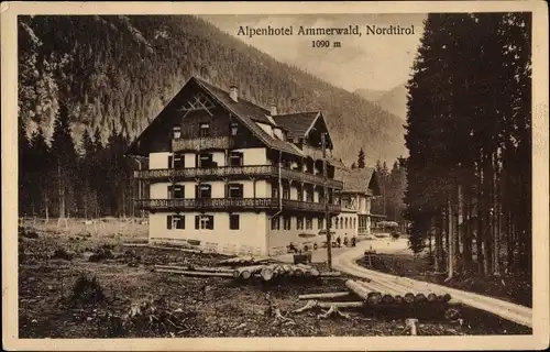 Ak Reutte in Tirol, Alpenhotel Ammerwald