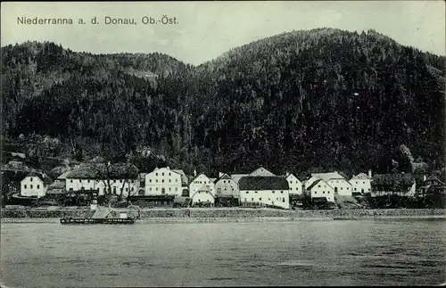 Ak Niederranna in Oberösterreich, Blick auf den Ort
