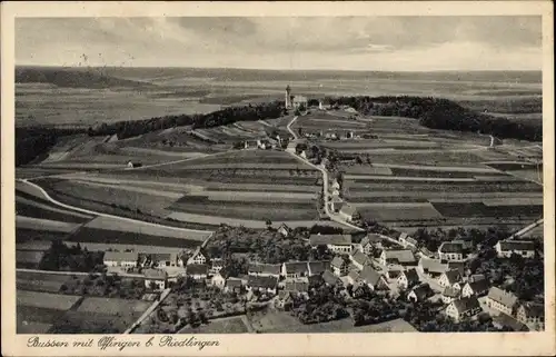 Ak Offingen Uttenweiler in Baden Württemberg, Panorama mit Bussen