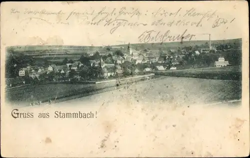 Ak Stammbach in Oberfranken, Panorama