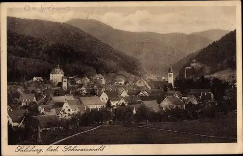 Ak Sulzburg im Markgräflerland Baden Schwarzwald, Gesamtansicht