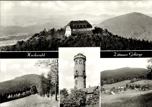 Ak Oybin in der Oberlausitz, Zittauer Gebirge, Hochwald, Hochwaldbaude, Zittauer Gebirge