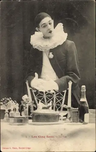 Ak Pierrot, Les Cinq Sens, La Vue