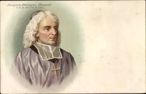 Litho Jacques Bénigne Bossuet, französischer Bischof und Autor