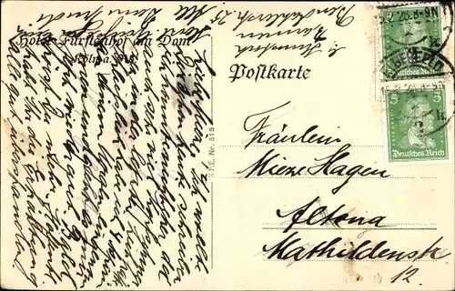 Ak Köln am Rhein, Partie am Deutschen Ring, Straßenbahn