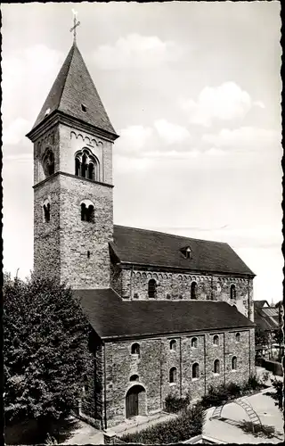 Ak Güls Koblenz am Rhein, alte Kirche