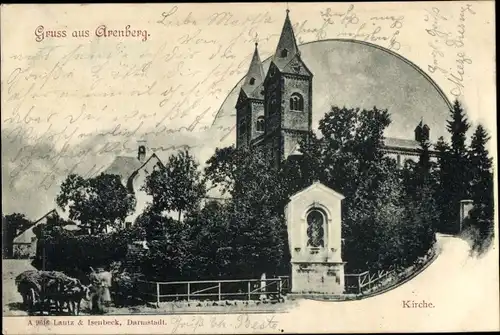 Ak Arenberg Koblenz am Rhein, Kirche