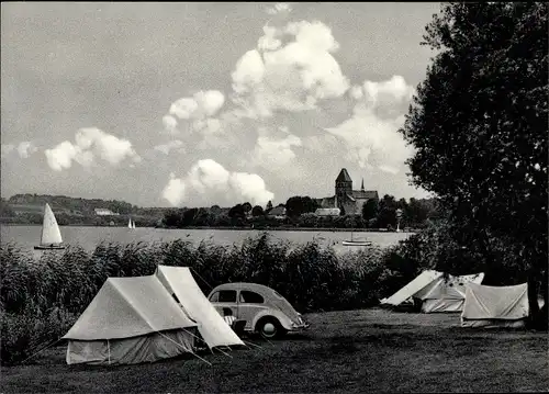 Ak Ratzeburg im Herzogtum Lauenburg, Camping am See