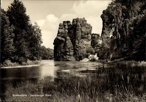 Ak Horn Bad Meinberg im Teutoburger Wald Westfalen, Externsteine