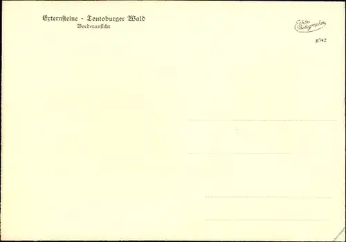 Ak Horn Bad Meinberg im Teutoburger Wald Westfalen, Externsteine