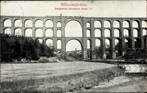 Ak Plauen im Vogtland, Göltzschtalbrücke