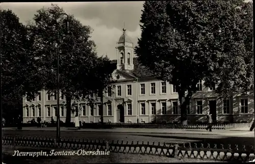 Ak Neuruppin in Brandenburg, Fontane Oberschule