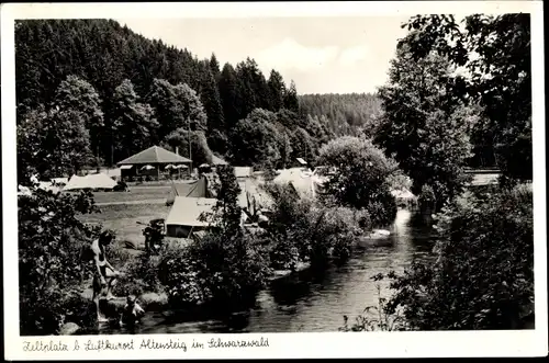 Ak Altensteig im Schwarzwald Württemberg, Zeltplatz