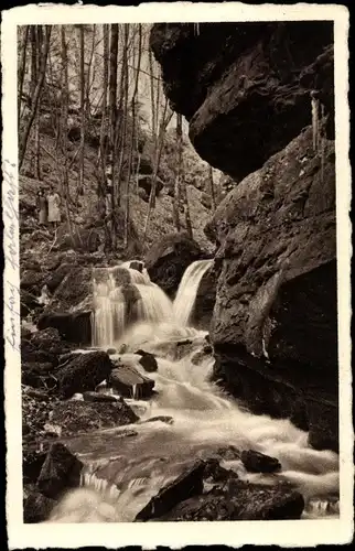 Ak Zwingenberg am Neckar Baden, Wolfsschlucht