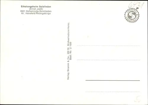 Ak Soislieden Hohenroda in Hessen, Erholungsheim Soislieden