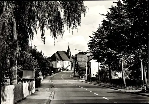 Ak Niederbergheim Warstein im Sauerland, Straßenpartie