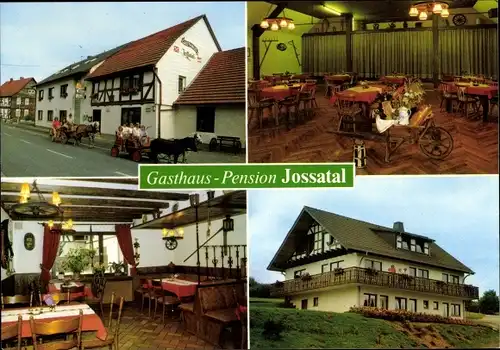 Ak Breitenbach am Herzberg, Gasthaus und Pension Jossatal