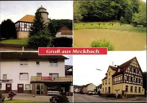 Ak Ludwigsau in Hessen, Teich, Kiosk, Getränke-Großhandel