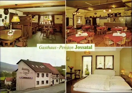 Ak Breitenbach am Herzberg, Gasthaus-Pension Jossatal