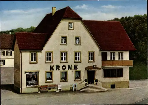 Ak Jagsthausen an der Jagst Württemberg, Gasthof Krone