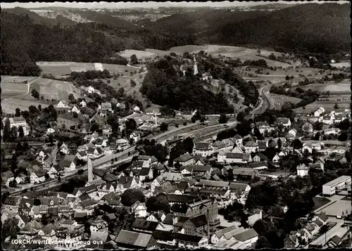 Ak Lorch im Remstal Württemberg, Luftaufnahme