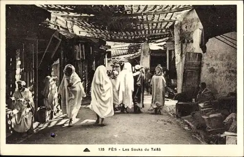 Ak Fès Fez Marokko, Les Souks, Maghreb, Einheimische
