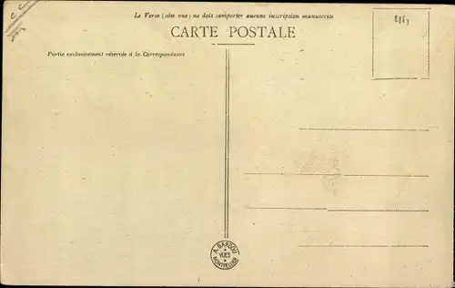 Ak Char de combat detruisant un reseau de fil de fer barbele, Französischer Panzer