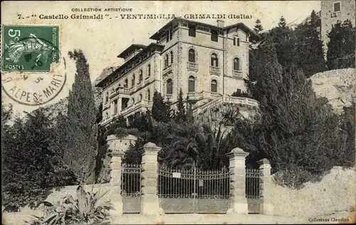 Ak Grimaldi di Ventimiglia Liguria, Castello Grimaldi