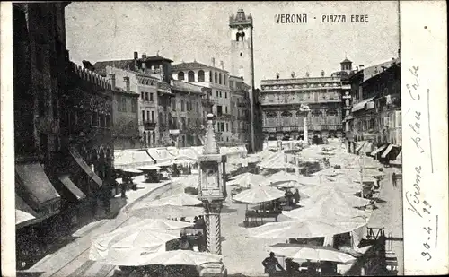 Ak Verona Veneto, Piazza Erbe