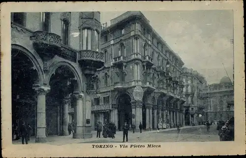 Ak Torino Turin Piemonte, Via Pietro Micca
